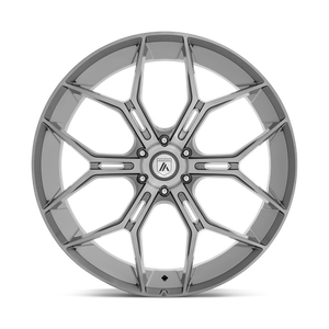 24X10 Asanti Black ABL-38 MONARCH TRUCK TITANIUM BRUSHED 6X139.7
