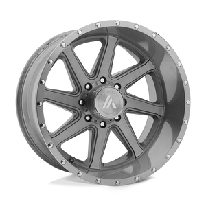 22X12 Asanti Off Road AB814 WINDMILL TITANIUM-BRUSHED 6X135