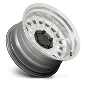 16" Black Rhino Hard Alloys ALISO GLOSS SILVER W/ MIRROR CUT 5X139.7