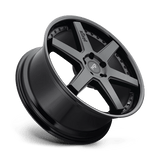 19X8.5 Niche 1PC M192 ALTAIR GLOSS BLACK MATTE BLACK 5X112
