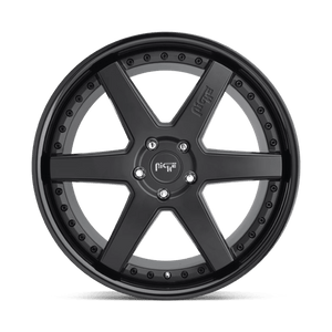 20X9 Niche 1PC M192 ALTAIR GLOSS BLACK MATTE BLACK 5X115
