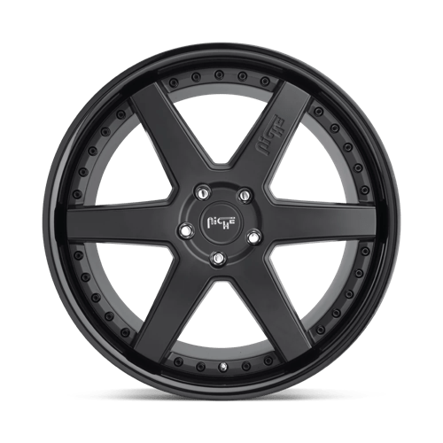 20X10.5 Niche 1PC M192 ALTAIR GLOSS BLACK MATTE BLACK 5X112