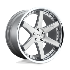 20X10.5 Niche 1PC M193 ALTAIR GLOSS SILVER 5X120