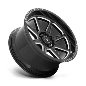 20X10 American Force Cast AC002 TRAIL GLOSS BLACK MILLED 6X135