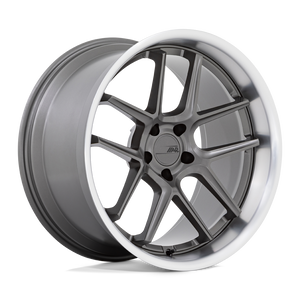 20X9.5 American Racing AR942 BISHOP MATTE GUNMETAL W/ MACHINED LIP 5X115