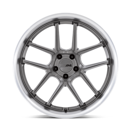 20X9.5 American Racing AR942 BISHOP MATTE GUNMETAL W/ MACHINED LIP 5X115