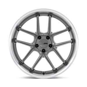 20X9.5 American Racing AR942 BISHOP MATTE GUNMETAL W/ MACHINED LIP 5X115