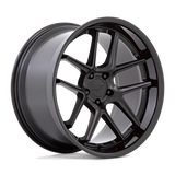 20X11 American Racing AR942 BISHOP MATTE BLACK W/ GLOSS BLACK LIP 5X115