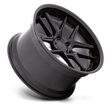20X11 American Racing AR942 BISHOP MATTE BLACK W/ GLOSS BLACK LIP 5X115