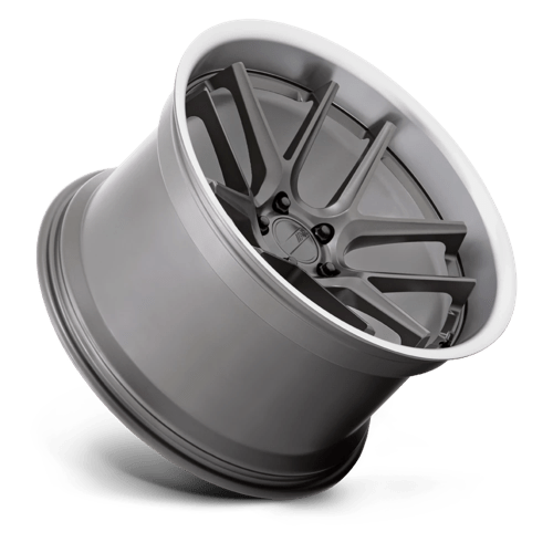 20X12 American Racing AR942 BISHOP MATTE GUNMETAL W/ MACHINED LIP 5X115