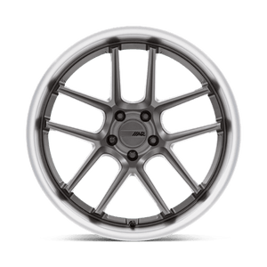 20X12 American Racing AR942 BISHOP MATTE GUNMETAL W/ MACHINED LIP 5X115