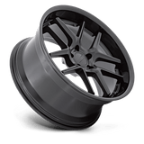 20X11 American Racing AR942 BISHOP MATTE BLACK W/ GLOSS BLACK LIP 5X115
