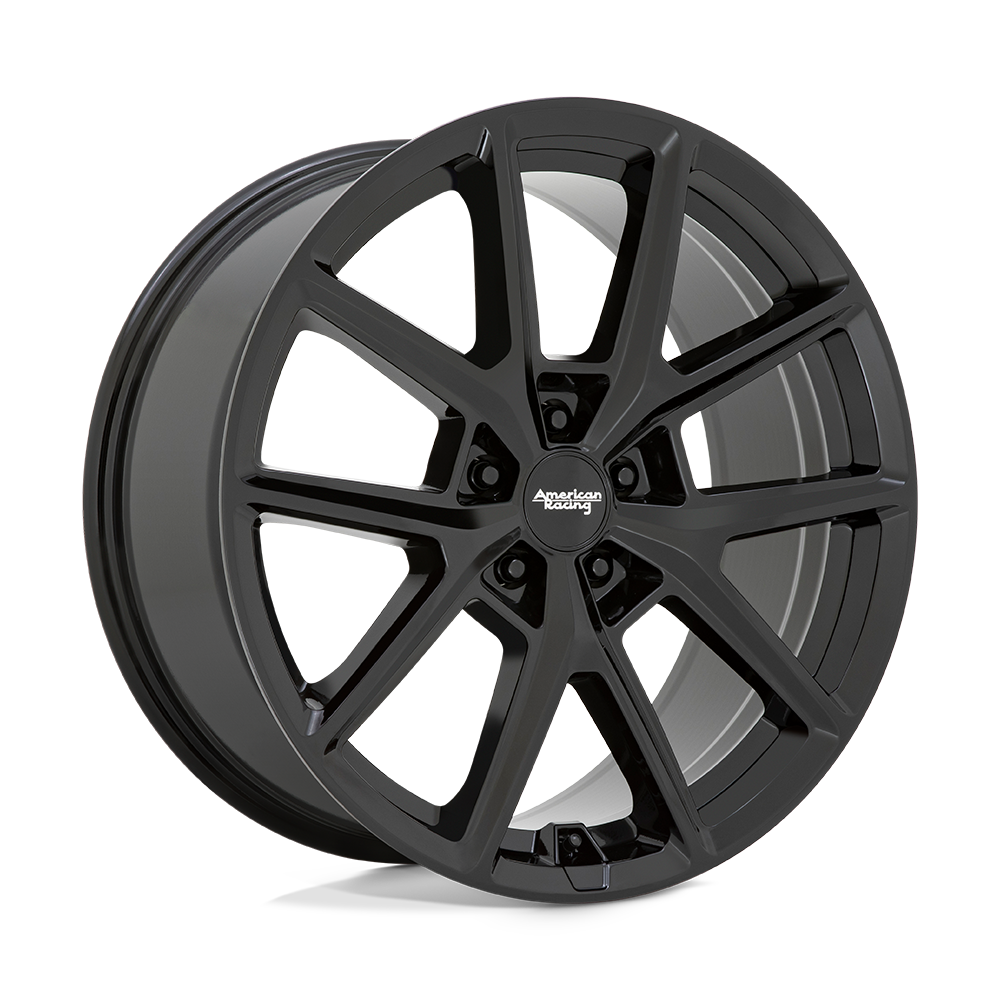 17X8 American Racing AR943 GLOSS BLACK 5X114.3