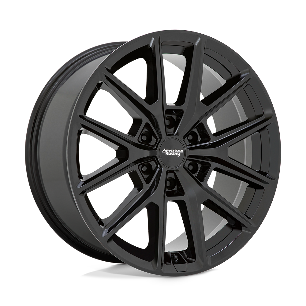 17X8 American Racing AR945 GLOSS BLACK 6X139.7