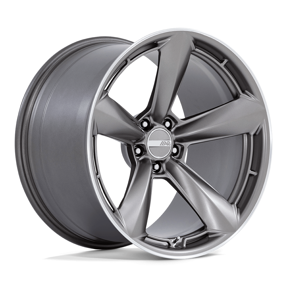 20X11 American Racing TTF MATTE ANTHRACITE W/ MACHINED L 5X120