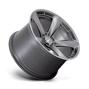 20X11 American Racing TTF MATTE ANTHRACITE W/ MACHINED L 5X114.3