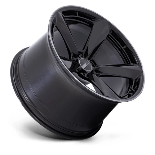 20X9.5 American Racing TTF GLOSS BLACK W/ DDT LIP 5X115