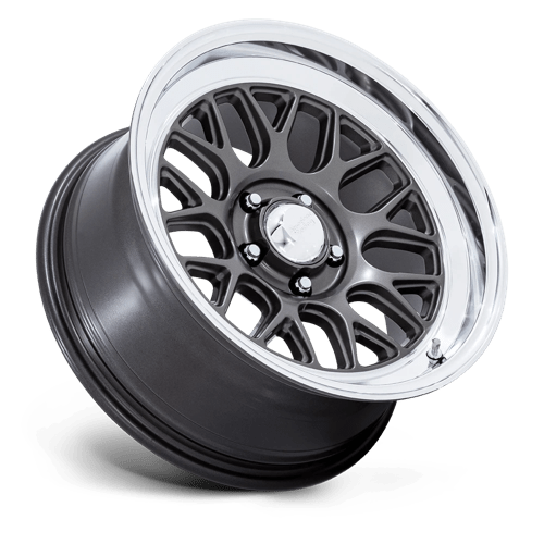 17X8 American Racing Vintage VN516 G-FORCE MATTE ANTHRACITE W/ DC-LIP 5X114.3