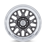 17X7 American Racing Vintage VN516 G-FORCE MATTE ANTHRACITE W/ DC-LIP 5X120.65