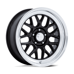 17X8 American Racing Vintage VN516 G-FORCE GLOSS BLACK W/ DC-LIP 5X120.65