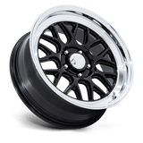 18X8 American Racing Vintage VN516 G-FORCE GLOSS BLACK W/ DC-LIP 5X114.3