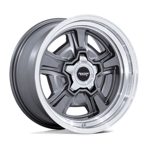 20X8.5 American Racing Vintage VN517 MARAUDER ANTHRACITE W/ DIAMOND CUT LIP 5X127