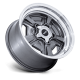 18X8 American Racing Vintage VN517 MARAUDER ANTHRACITE W/ DIAMOND CUT LIP 5X139.7