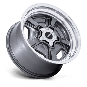 22X10 American Racing Vintage VN517 MARAUDER ANTHRACITE W/ DIAMOND CUT LIP 5X120.65