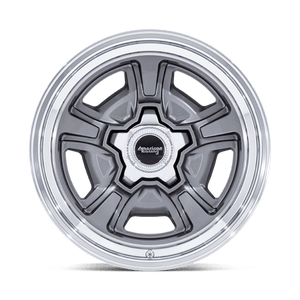 20X10 American Racing Vintage VN517 MARAUDER ANTHRACITE W/ DIAMOND CUT LIP 5X127