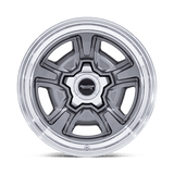 18X8 American Racing Vintage VN517 MARAUDER ANTHRACITE W/ DIAMOND CUT LIP 5X139.7