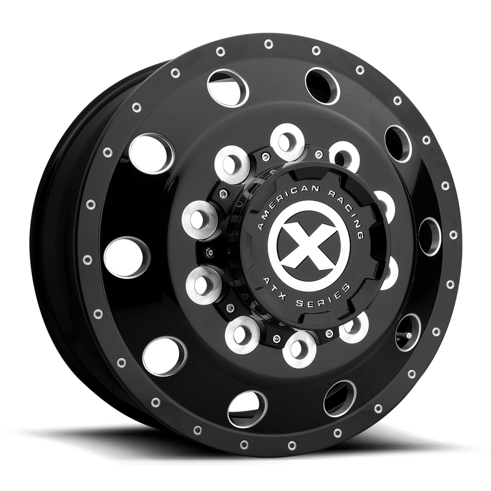 24.5X8.25 ATX AO400 BAJA GLOSS BLACK MILLED 10X285.75