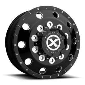 22.5X8.25 ATX AO400 BAJA GLOSS BLACK MILLED 10X285.75