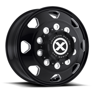 22.5X9 ATX AO401 OCTANE GLOSSY BLACK & MILLED 10X285.75