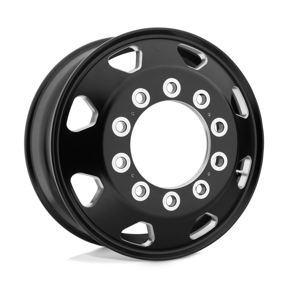 22.5X8.25 ATX AO401 OCTANE SATIN BLACK MILLED 10X285.75