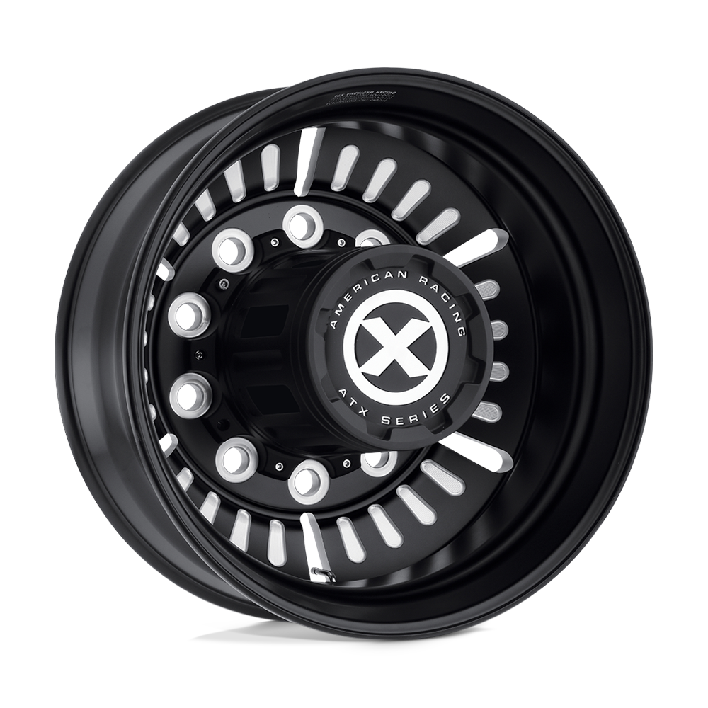 22.5X8.25 ATX AO403 ROULETTE SATIN BLACK MILLED 10X285.75