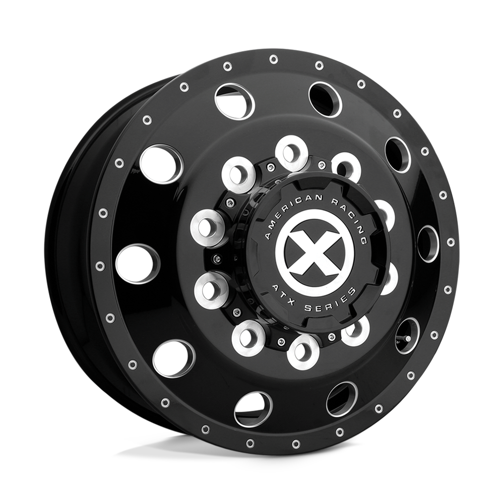 22.5X10.5 ATX AO405 TREX GLOSS BLACK MILLED 10X285.75