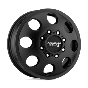 17X6.5 American Racing AR204 BAJA DUALLY SATIN BLACK 8X210