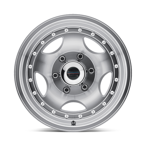 15X10 American Racing AR23 MACHINED W/ CLEAR COAT 5X127