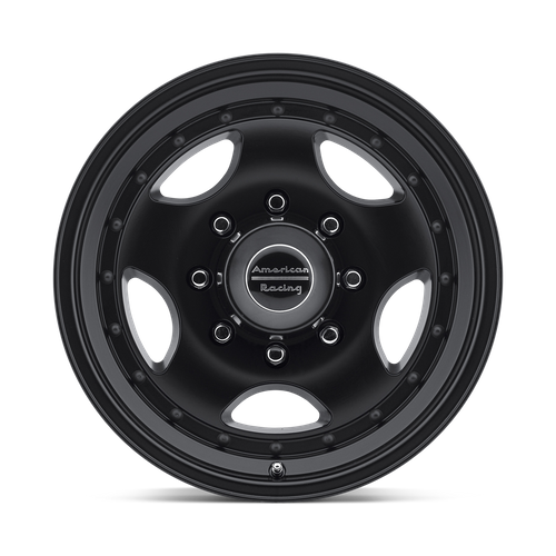 15X7 American Racing AR23 SATIN BLACK W/ CLEAR COAT 5X114.3