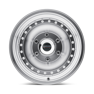 15X8 American Racing AR61 OUTLAW I MACHINED W/ CLEAR COAT 5X127