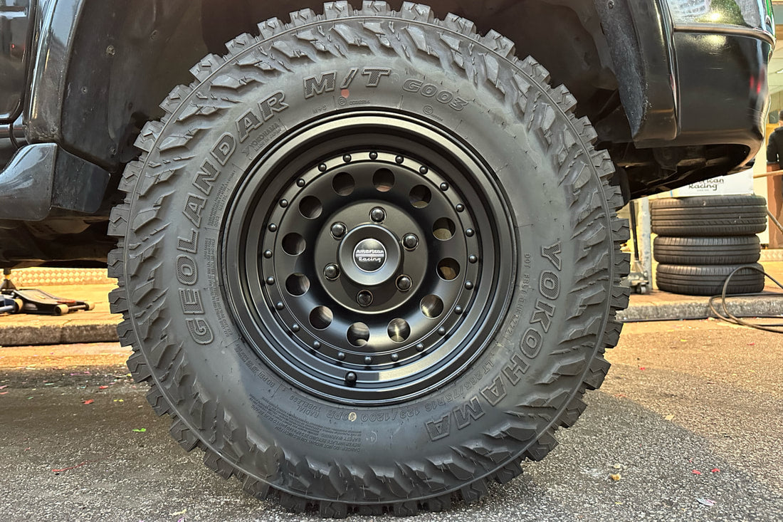 17X8 American Racing AR62 OUTLAW II RIMS - SATIN BLACK 8X165.1