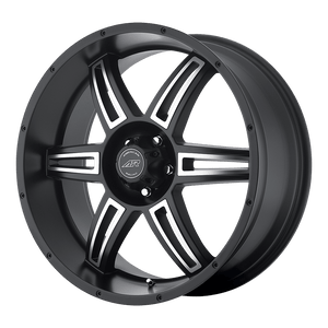 22X9.5 American Racing AR890 SATIN BLACK MACHINED 6X139.7