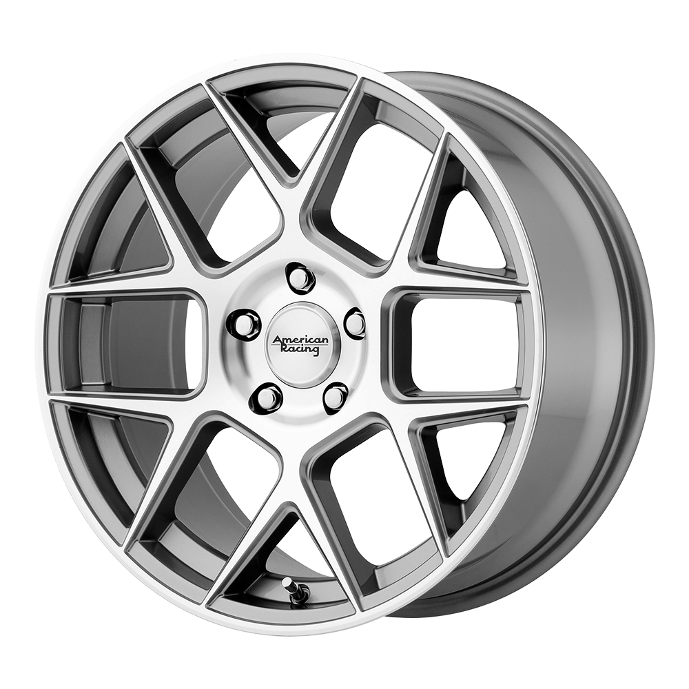 20X10 American Racing AR913 APEX GUN METAL MACHINED FACE 5X114.3