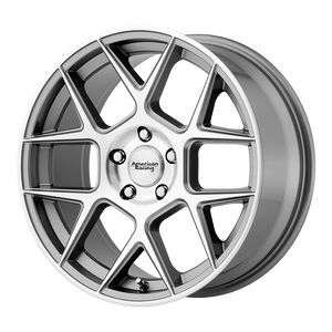 20X10 American Racing AR913 APEX GUN METAL MACHINED FACE 5X114.3