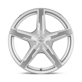 18X8 American Racing AR921 TRIGGER SILVER MACHINED 5X108