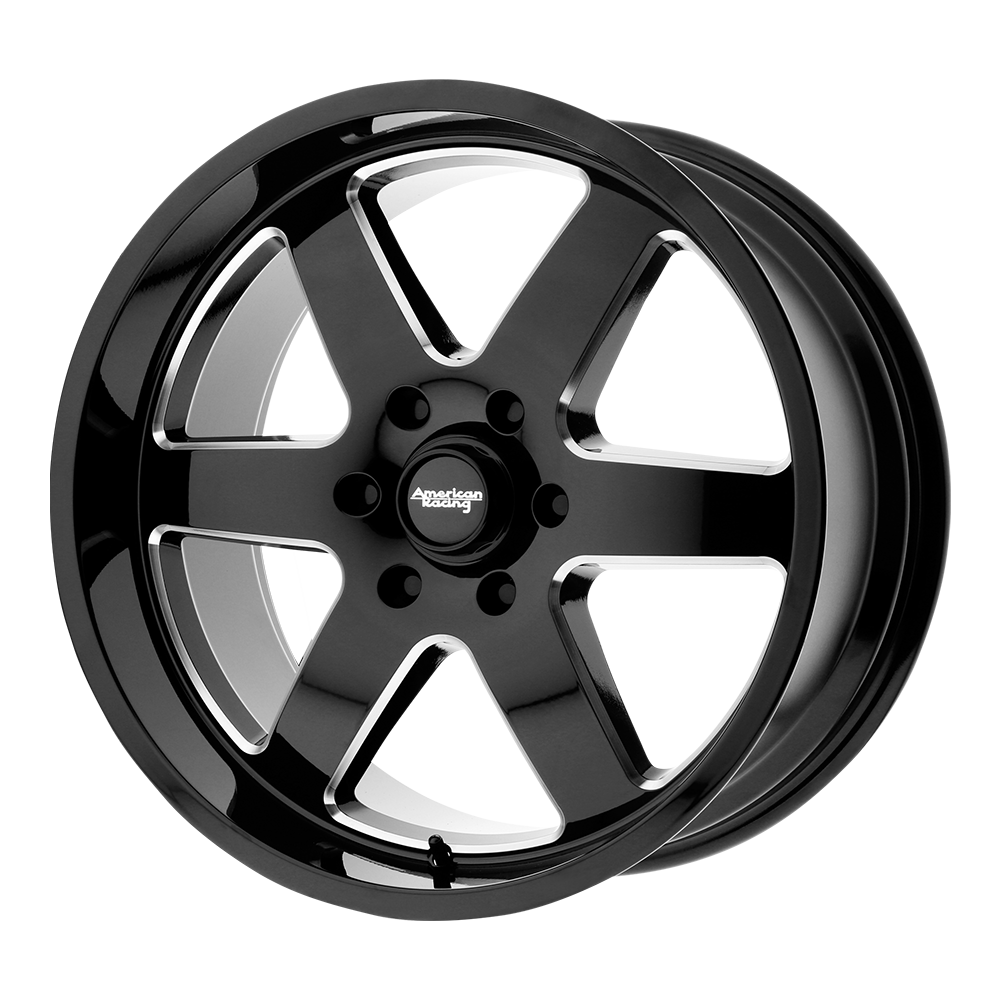 20X9 American Racing AR926 PATROL GLOSS BLACK MILLED 5X127
