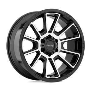 20X9 American Racing AR933 INTAKE GLOSS BLACK MACHINED 6X114.3