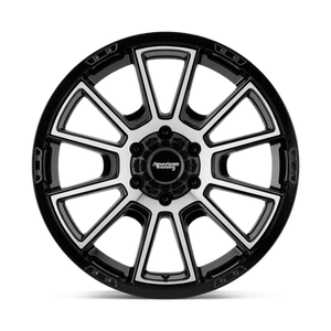 20X9 American Racing AR933 INTAKE GLOSS BLACK MACHINED 6X114.3