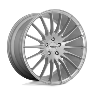 20X10 American Racing AR934 FASTLANE BRUSHED SILVER 5X114.3