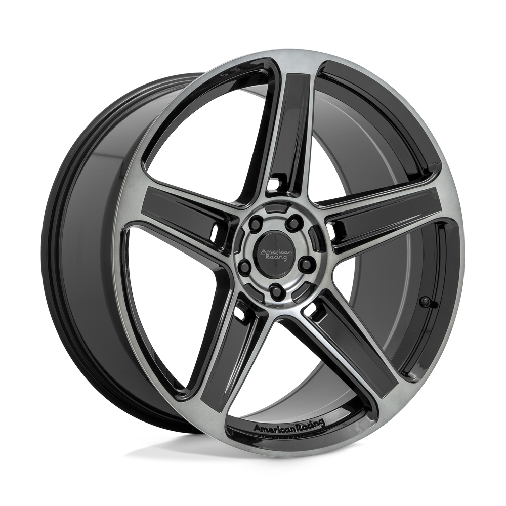20X10.5 American Racing AR936 GLOSS BLACK W/ GRAY TINT 5X115
